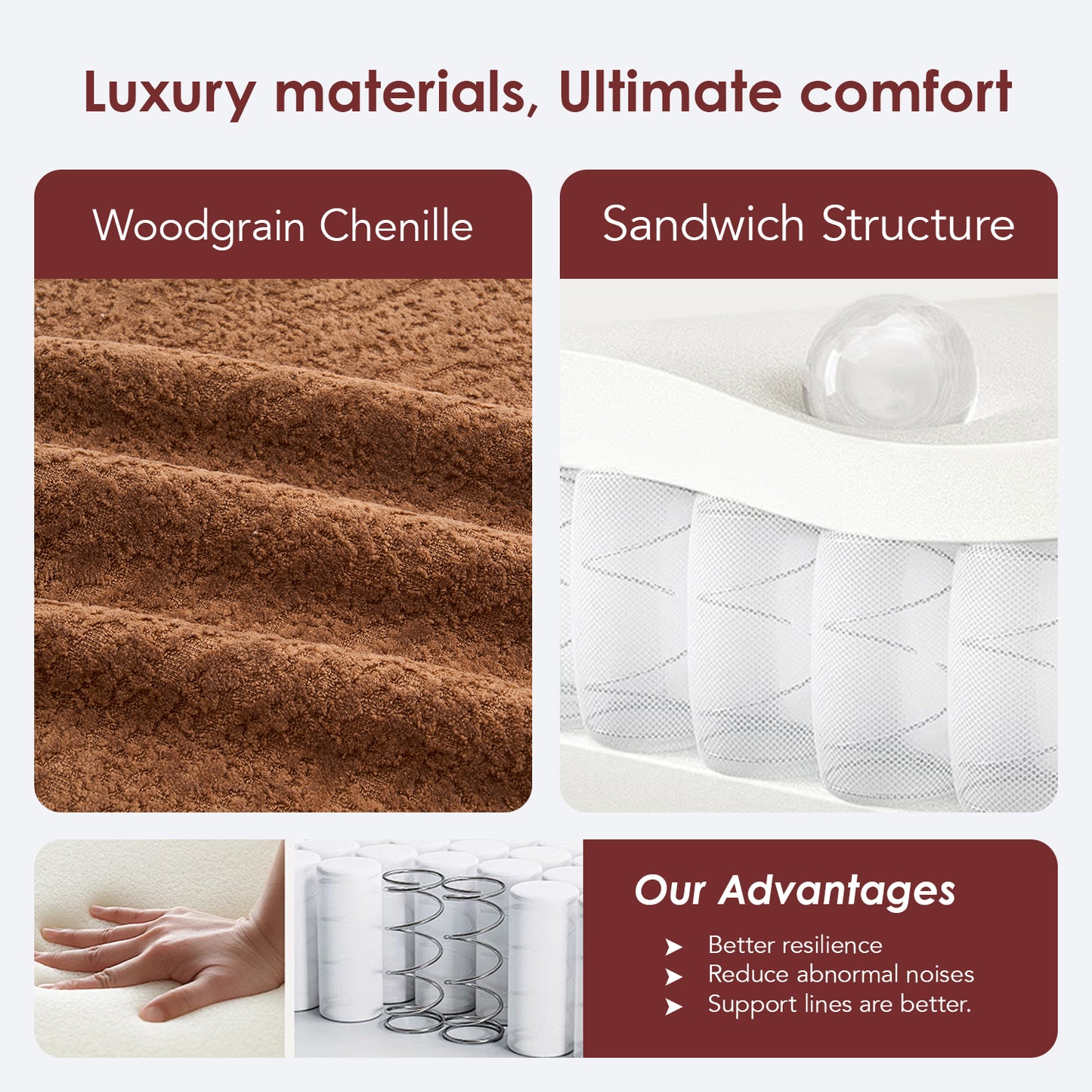 LY-048 Compression Curved Chaise Longue Chair Indoor  Modern Chenille Loveseat Couch With Deep Seat Sofa Bed With 1 Pillow  Sleeper Sofa Couch For Living Room  Bedroom  Apartment.Caramel.