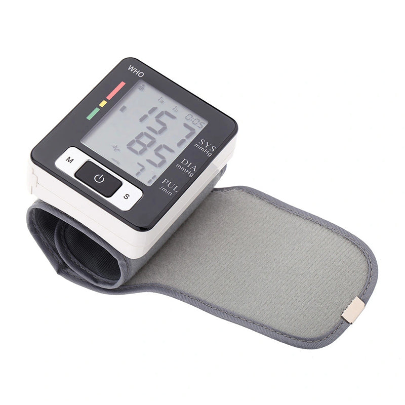 Wrist Blood Pressure Machine With Adjustable Wrist Cuff & 90 Reading Memory For Home & Clinical & H
