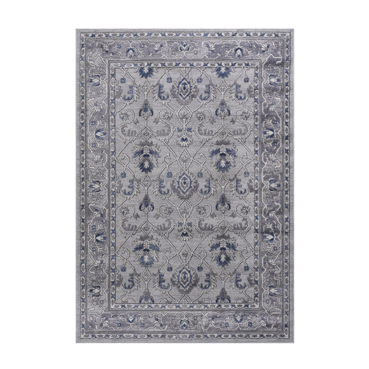 MARFI 8X10 Grey  Blue  Oriental Area Rug