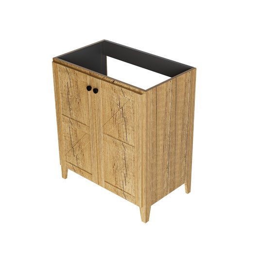 30inch Foldable Floor-standing Bathroom Cabinet Without Basin