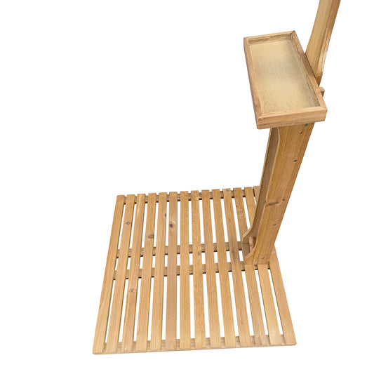 Outdoor Garden Pool Shower With Chassis Board, For Swimming Pool, Patio, Terrace, Garden,Wood