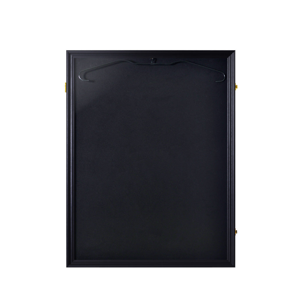 24 X 32in Jersey Display Case, Shirt Display Frame With UV Resistant Acrylic And Hanger, Wall Mounted Baseball Basketball Football Hockey Shirt Display Frame
