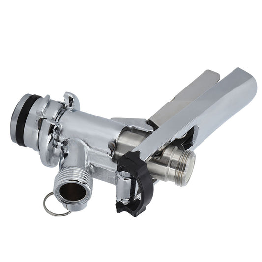 G5/8 U Type Stainless Steel Beer Keg Coupler Dispenser Accessory For Home Bar Restaurant