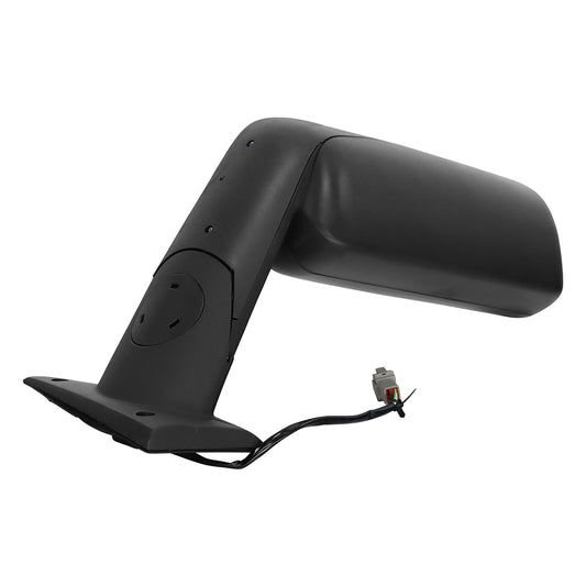 Black Heated Door Mirror For Freightliner Cascadia 2018-2023 Left Driver