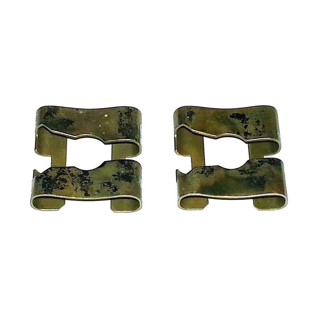 For 65-74 NOS Side Door Rear Quarter Window Glass Regulator Arm Retainer Clip 2pc GM