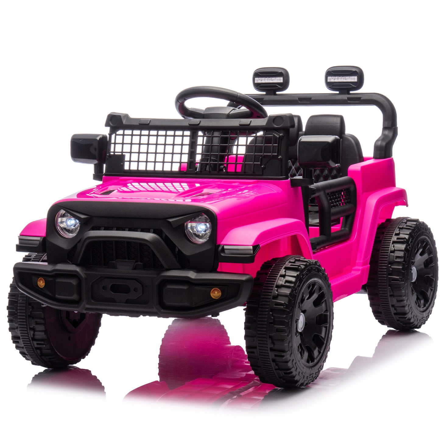 24V Kids Ride On Car W Parents Control,Four-wheel Suspension,2WD,Power Display,Bluetooth,MP3,Music,LED Headlight,Provide A Speed Of 1.86-3.11MPH For Kids Around 3 Years Old.