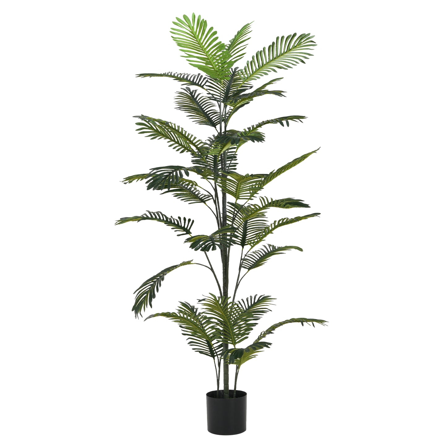 86 Artificial Palm Tree With Black Plastic Pot