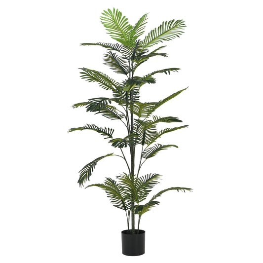 86 Artificial Palm Tree With Black Plastic Pot