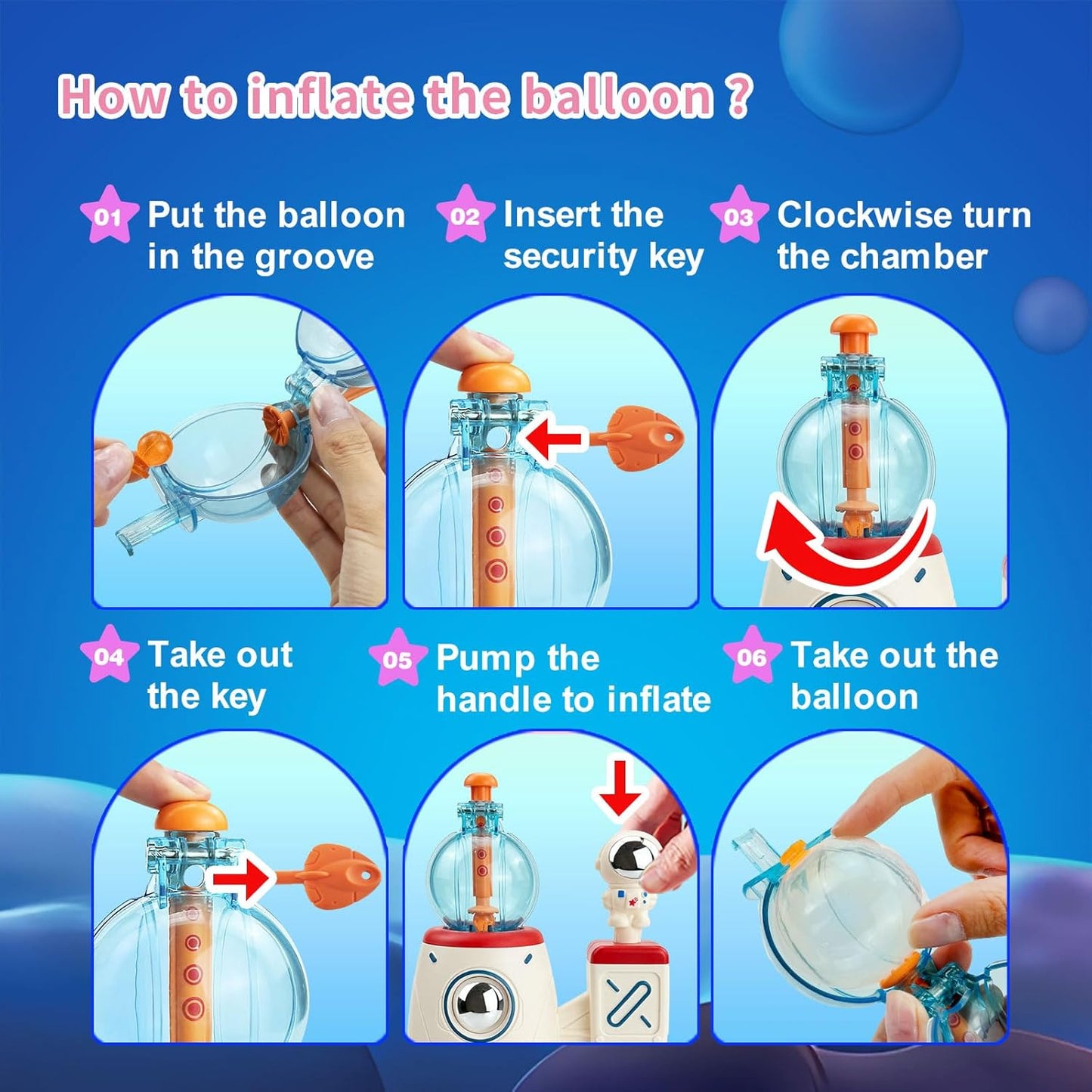 DIY Space Magic Balloon Craft Kit, Sticker Decorated Balloons Toy For Kids, DIY Creative Activity
