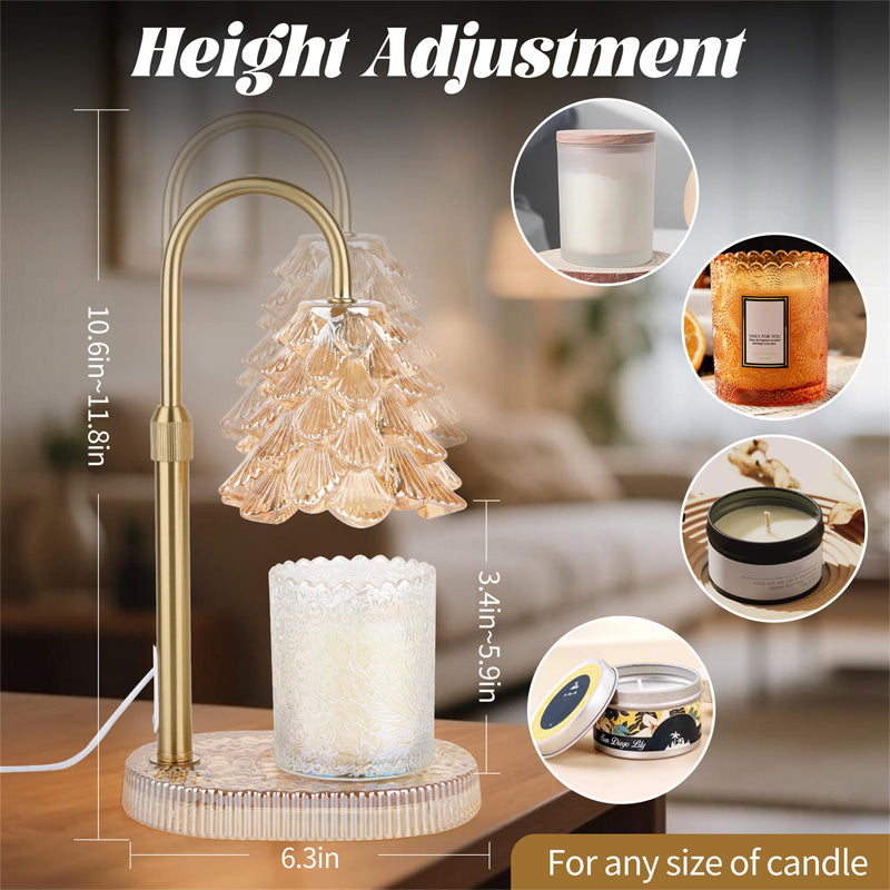 Candle Warmer Lamp With Timer & Dimmer , Adjustable Wax Melt Lamp For Jar Candles, Home Decor Accent