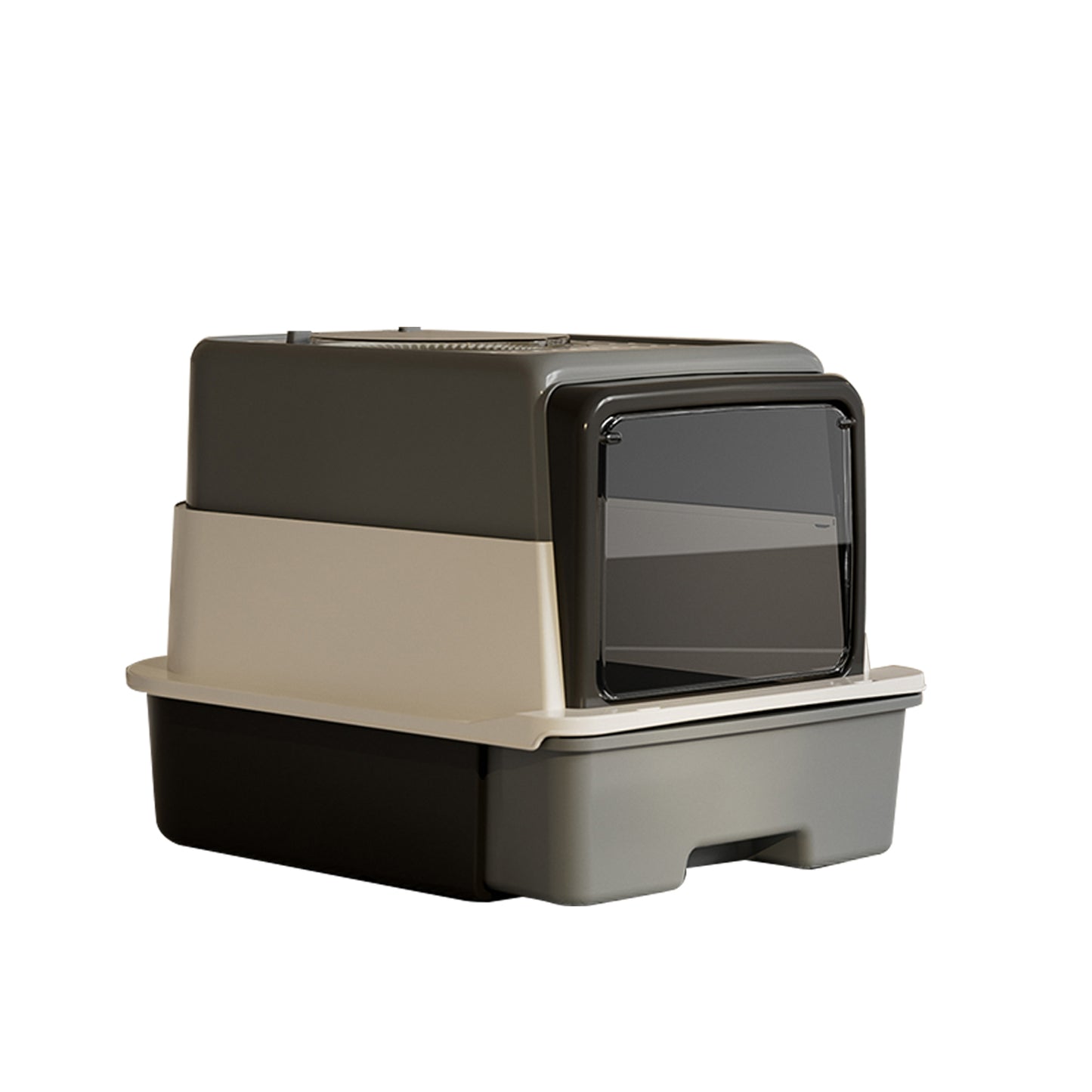 Only Self Pickup---Three-compartment Cat Litter Box