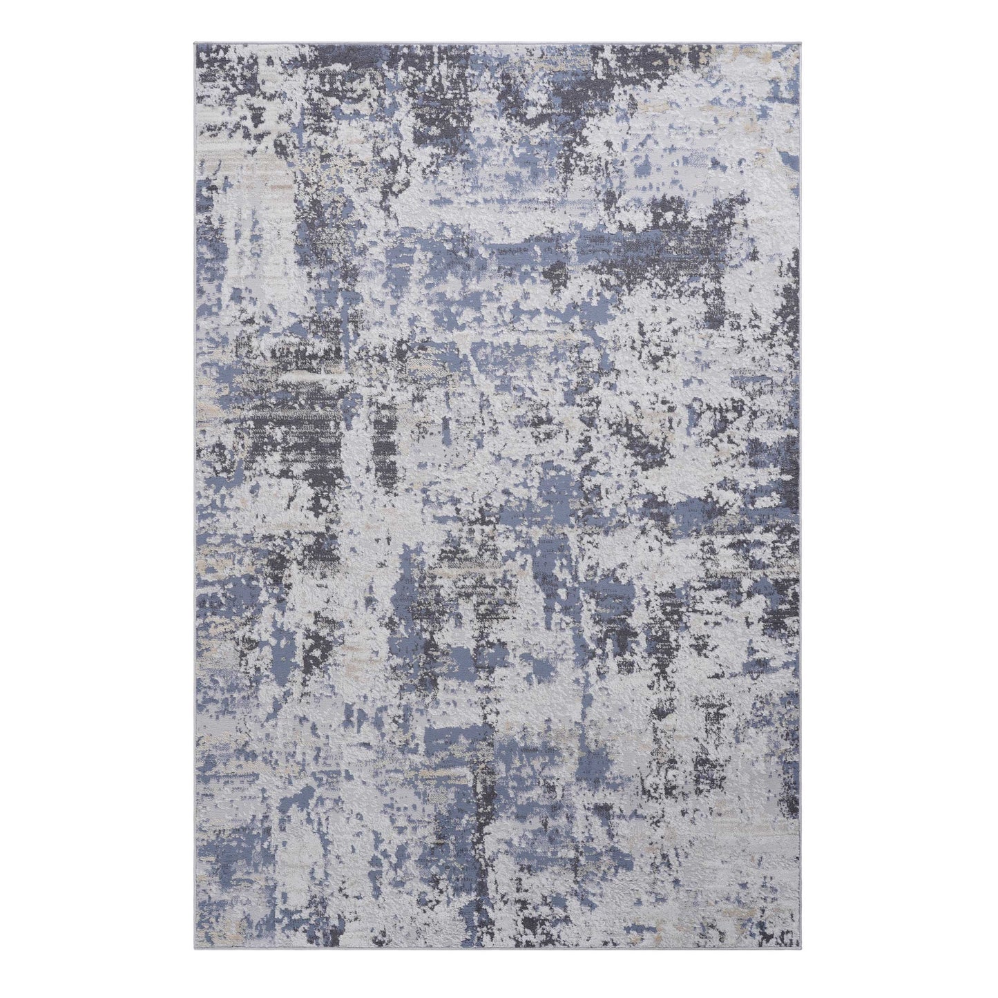PAYAS 5X7 Grey  Denim  Abstract Area Rug
