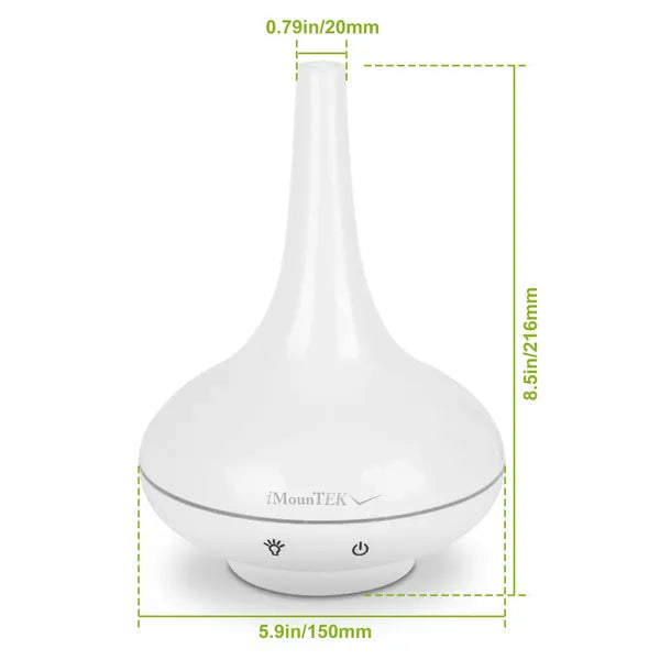 Ultrasonic Cool Mist Humidifier 200ml Aroma Essential Oil Diffuser With Colorful Lights Waterless Auto Off For Office Home Yoga Spa