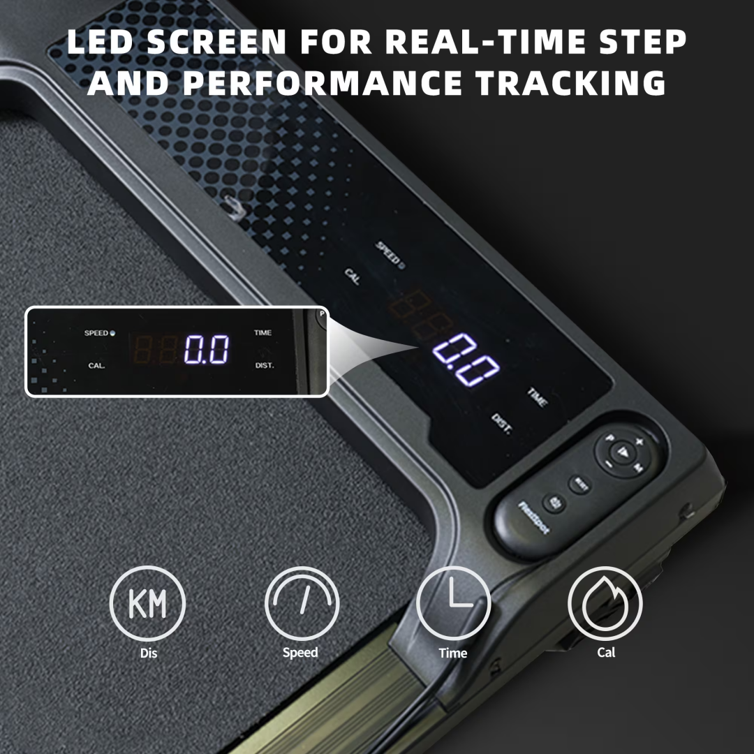 Under Desk Treadmill With Incline,Walking Pad For Home Office,Portable Walking Treadmill 1.0HP,Walking Jogging Machine With 242 Lbs Weight Capacity,LED Display,1.0-6.0km H