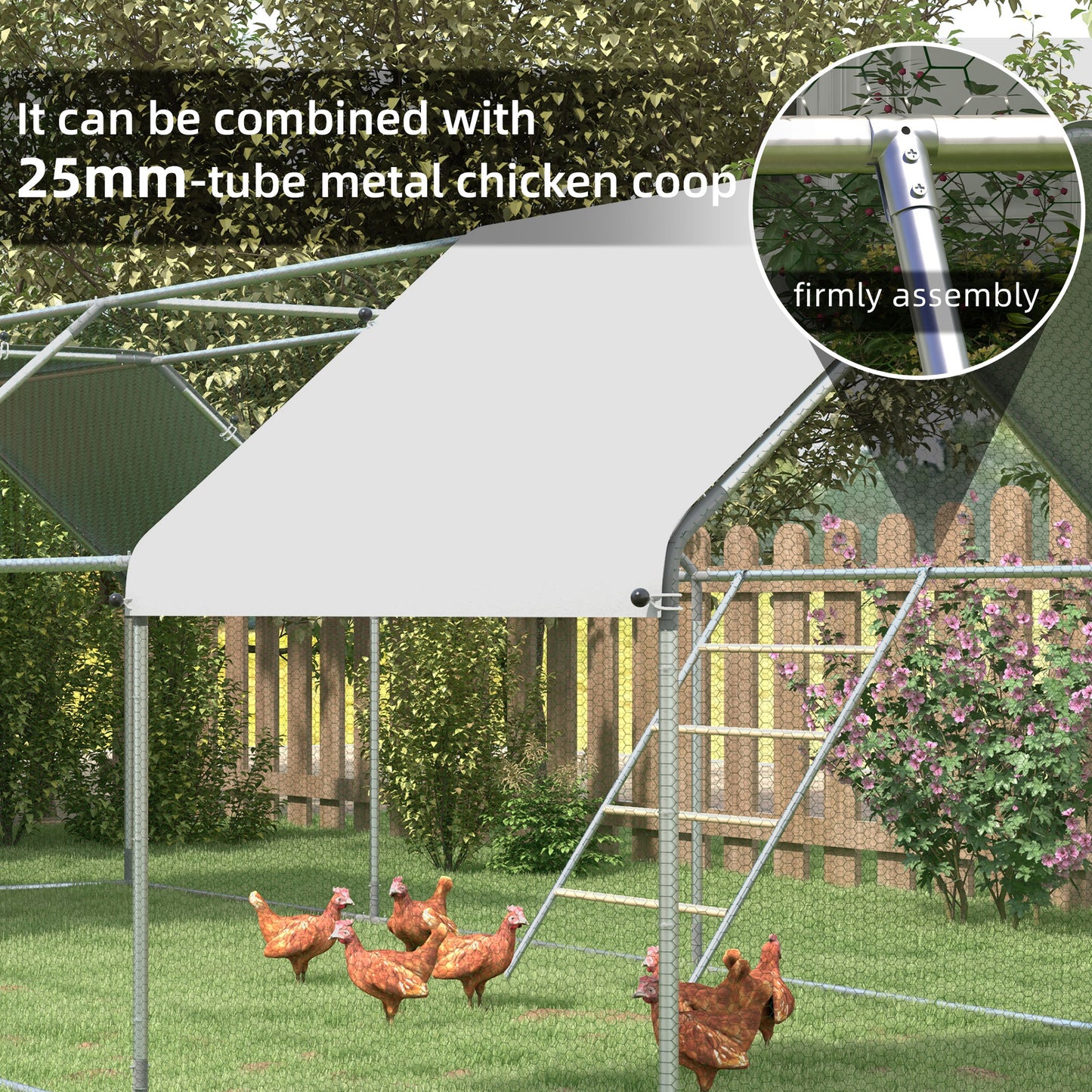 Chicken Roost For Coop, Jungle Gym Roosting Bar, 55X 33.75
