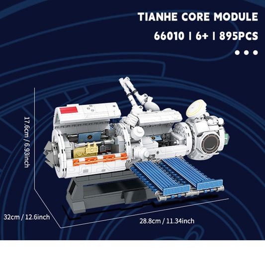 City Space Station Building Set 895 Pieces Kids STEM Projects Science Building Block Toys