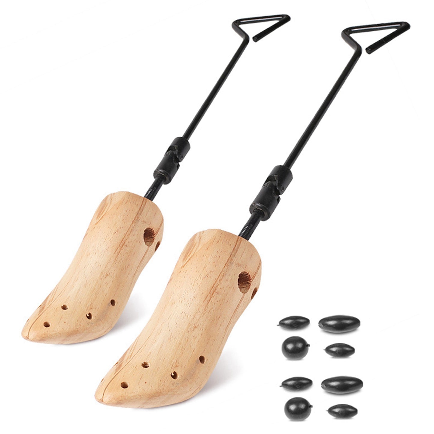 M-L Options -- 1Pc One Pair Boot Stretcher Adjustable Width Shoe Shaper Wooden Boot Widener Expander For Men Women