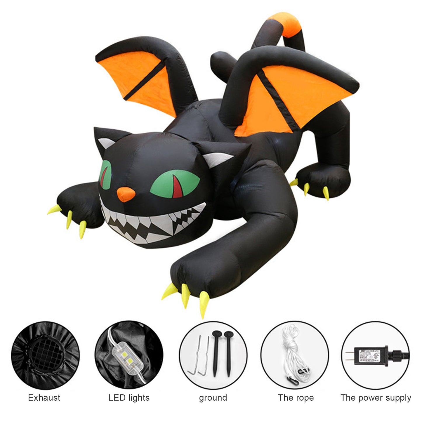Inflatable Outdoor Decor Built In LED Light Inflatable Decor For Holiday Party