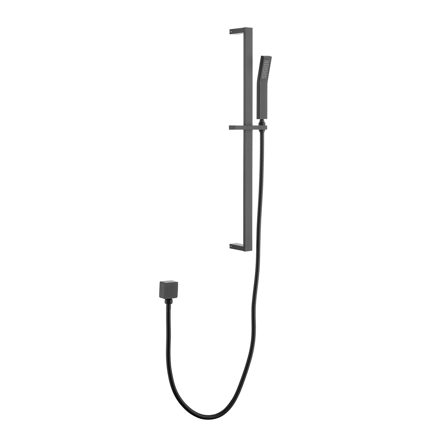 Handheld Shower With 28-Inch Slide Bar And 59-Inch Hose