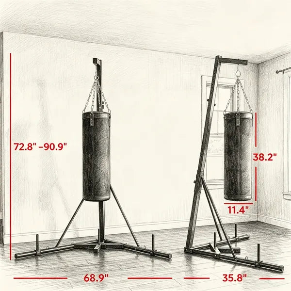 Punching Bag Stand With Sandbag