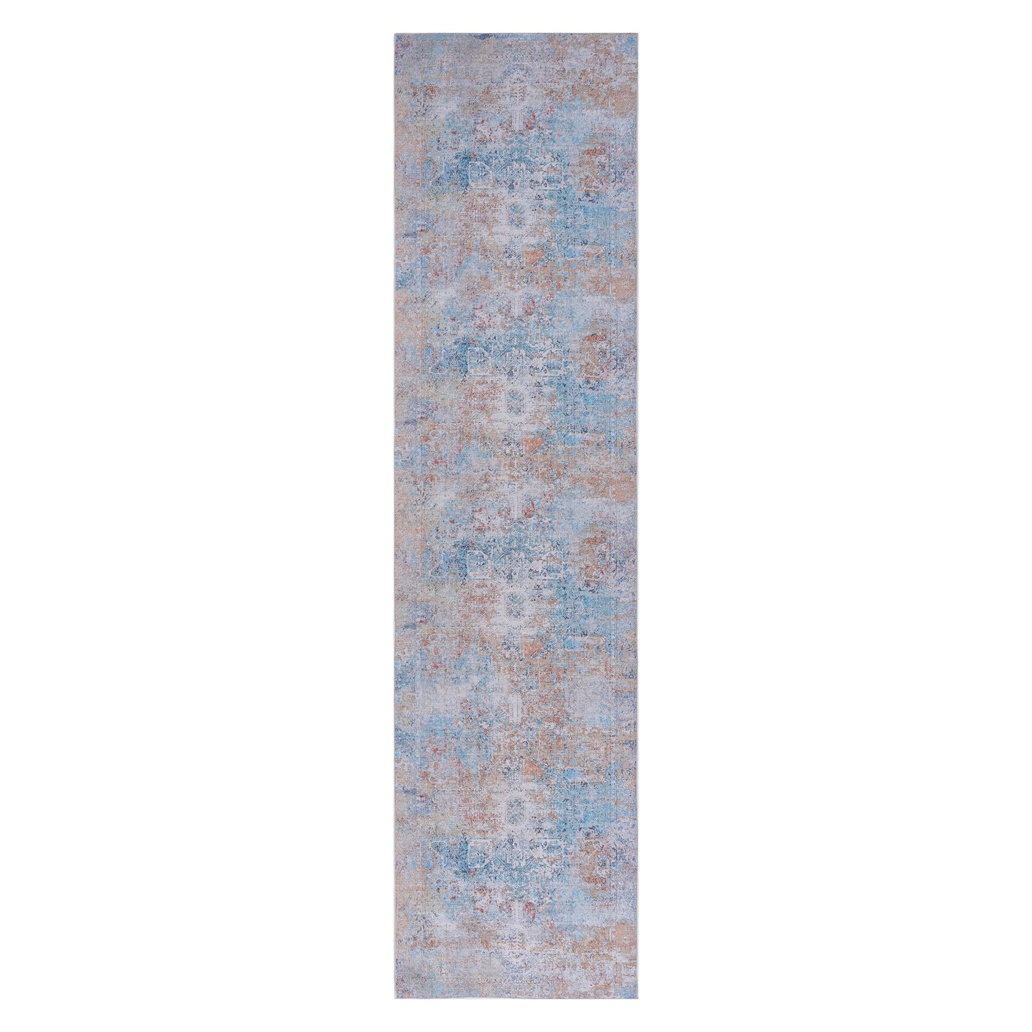 MAVAL Yellow Washable Rug 2'6'' X 10' Runner Rug  Yellow, 2'6'' X 10'