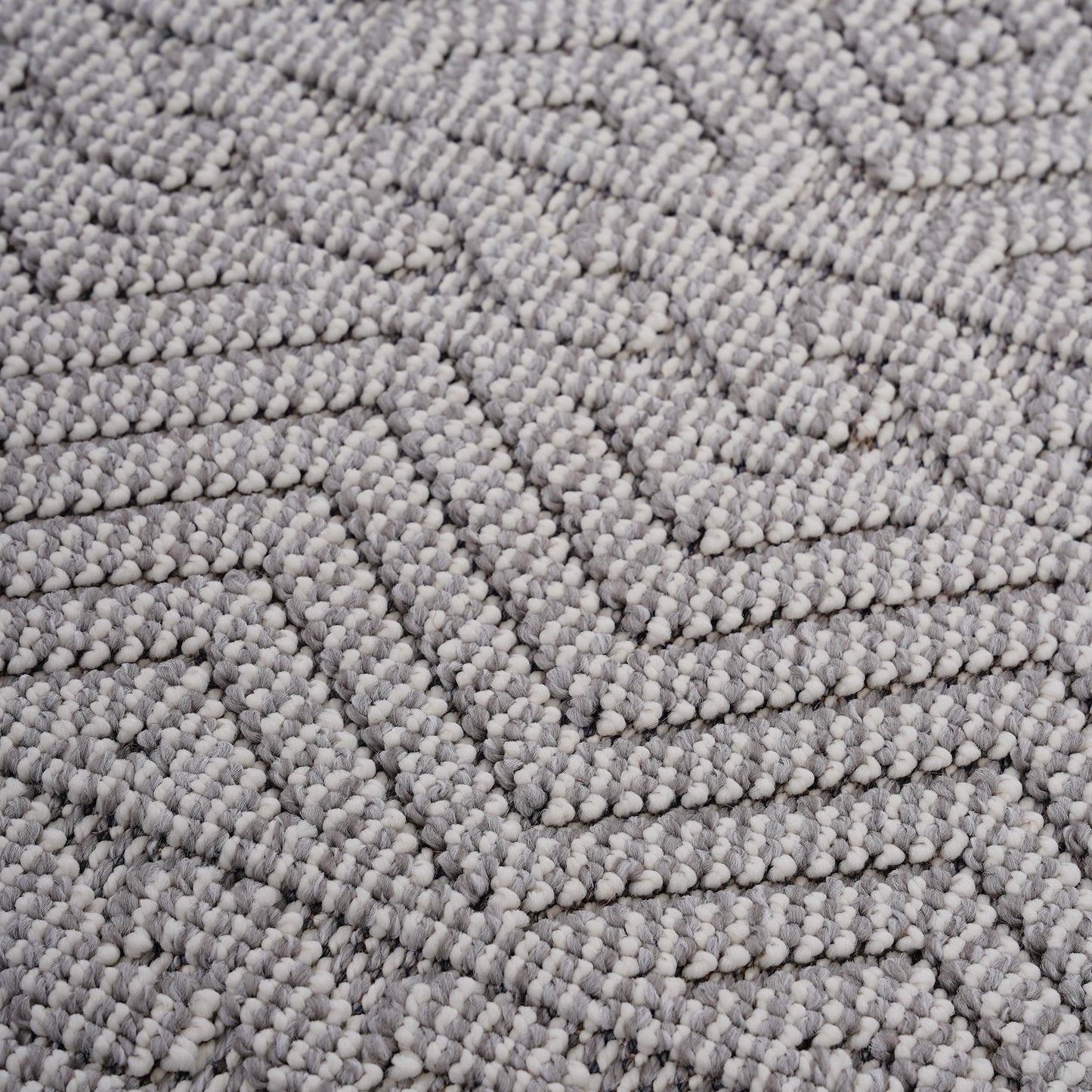 Guros 2X8 White  Geometric Indoor  Outdoor Runner Rug