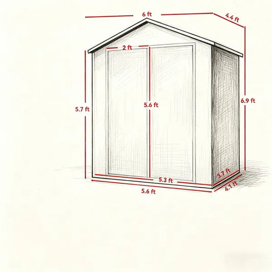 Outdoor Garden Storage Shed Tool House