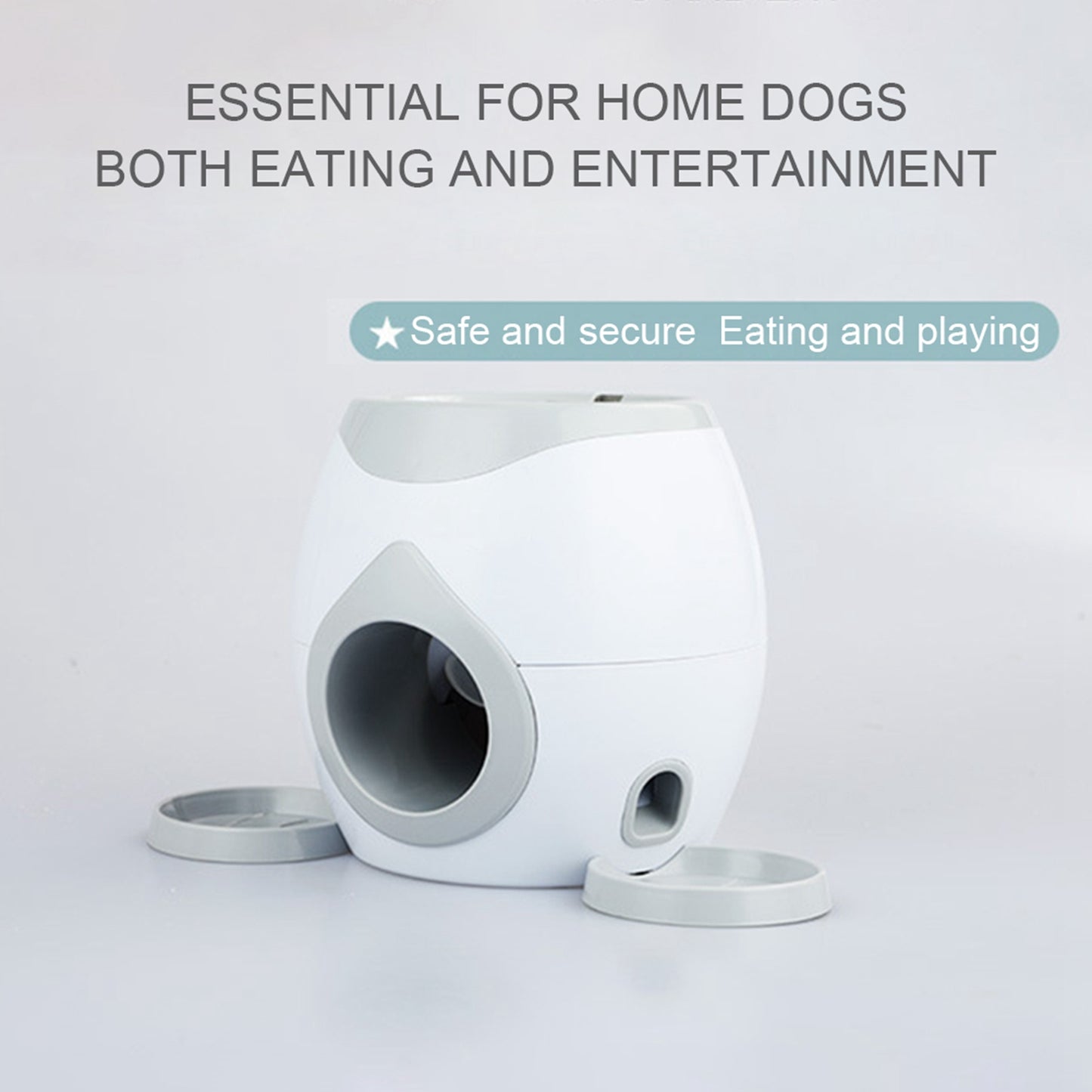 Automatic Pet Feeder Fetch Tennis Ball Dog Training Toys Interactive Throwing Ball Machine