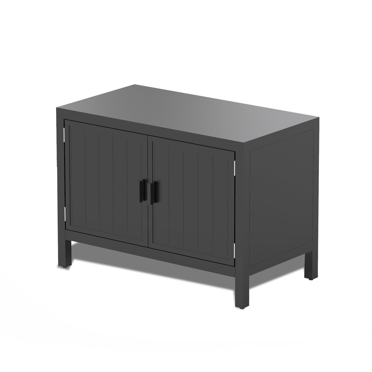 Outdoor Kitchen Island With Storage, Aluminum Kitchen Storage Island Outdoor Grill Table, Freestanding Outdoor Prep Table Grill Storage Cabinet With Protective Cover For BBQ, Deck, Patio