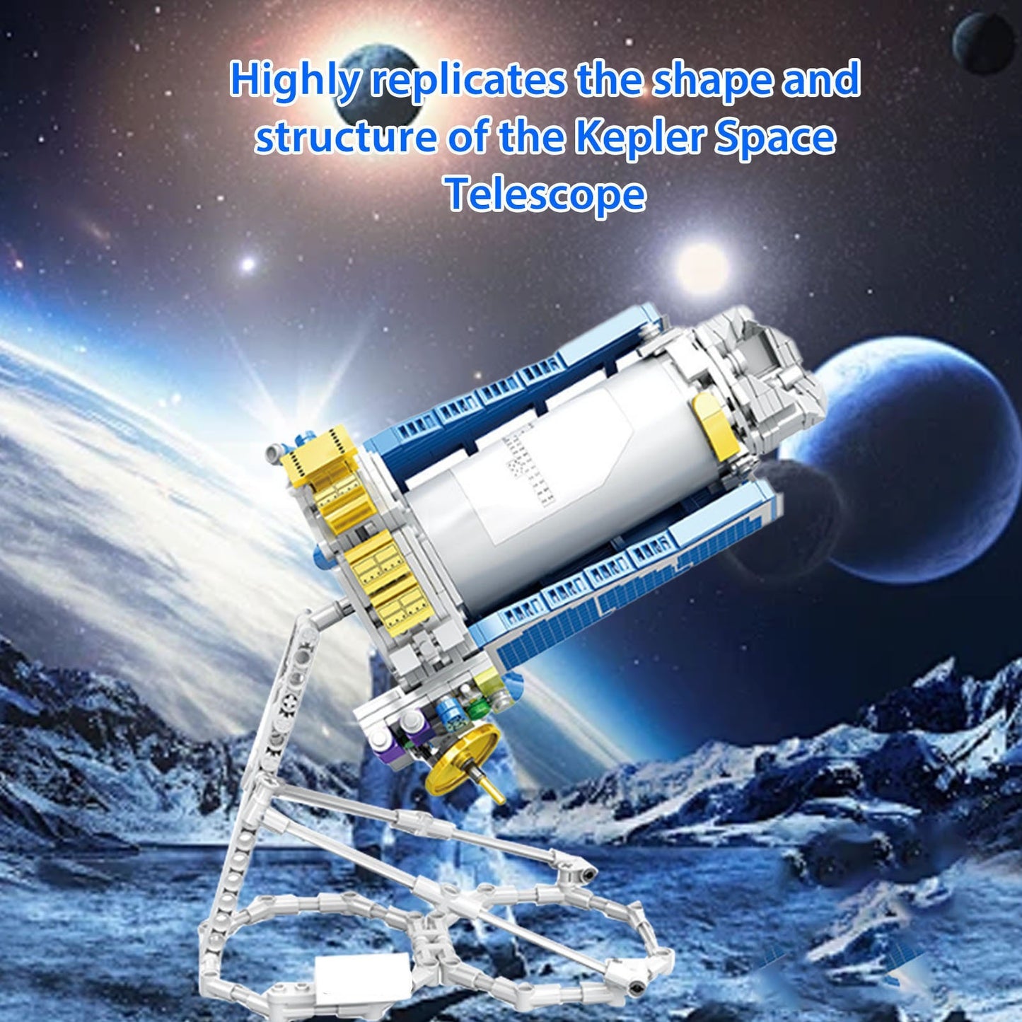 Kepler Space Telescope Building Set STEM Construction Kit Space Exploration Building Toys