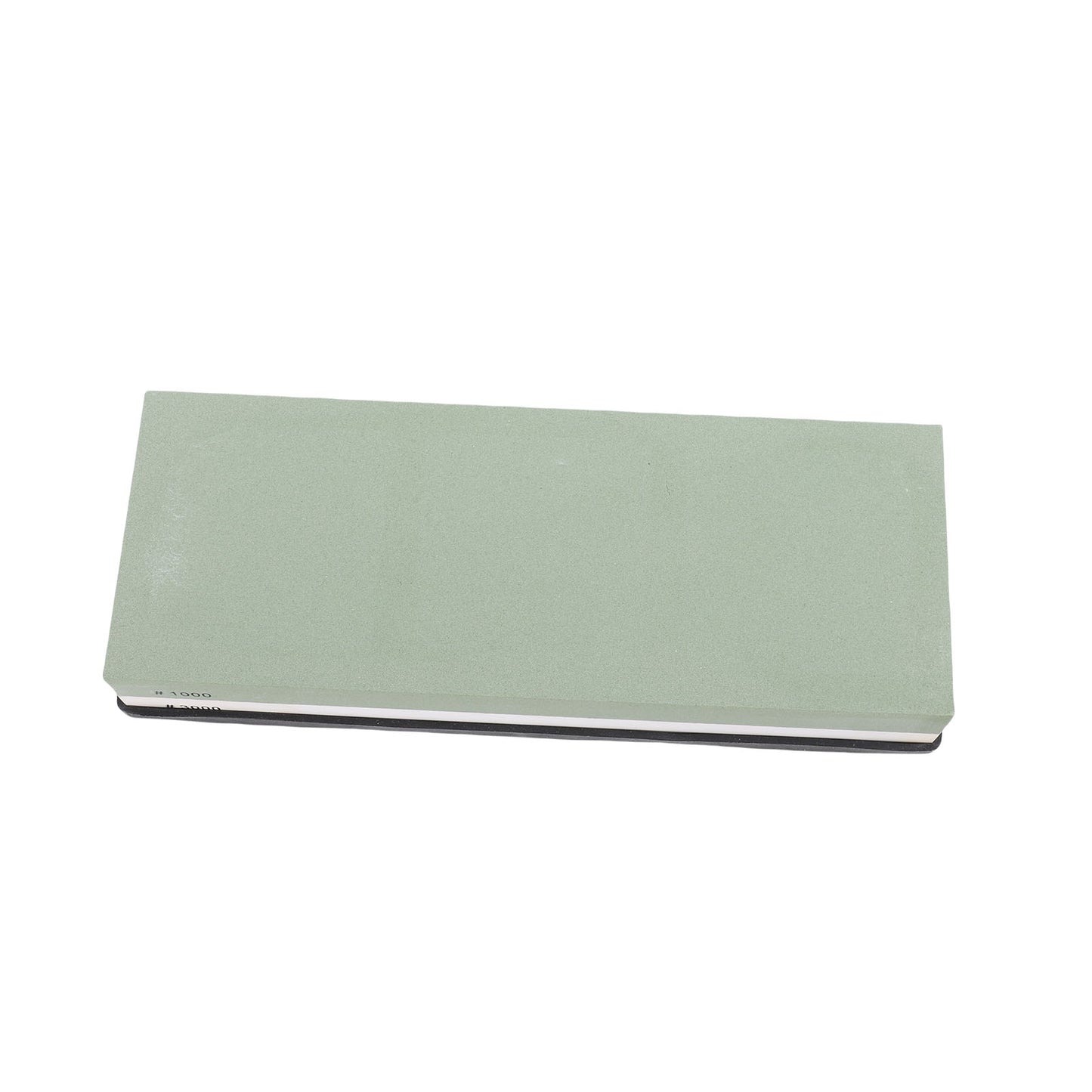 Sharpening Stone Dual Sided 1000 3000 Grit Whetstone With Anti Slip Base For Scissors Chisels Axes Green White