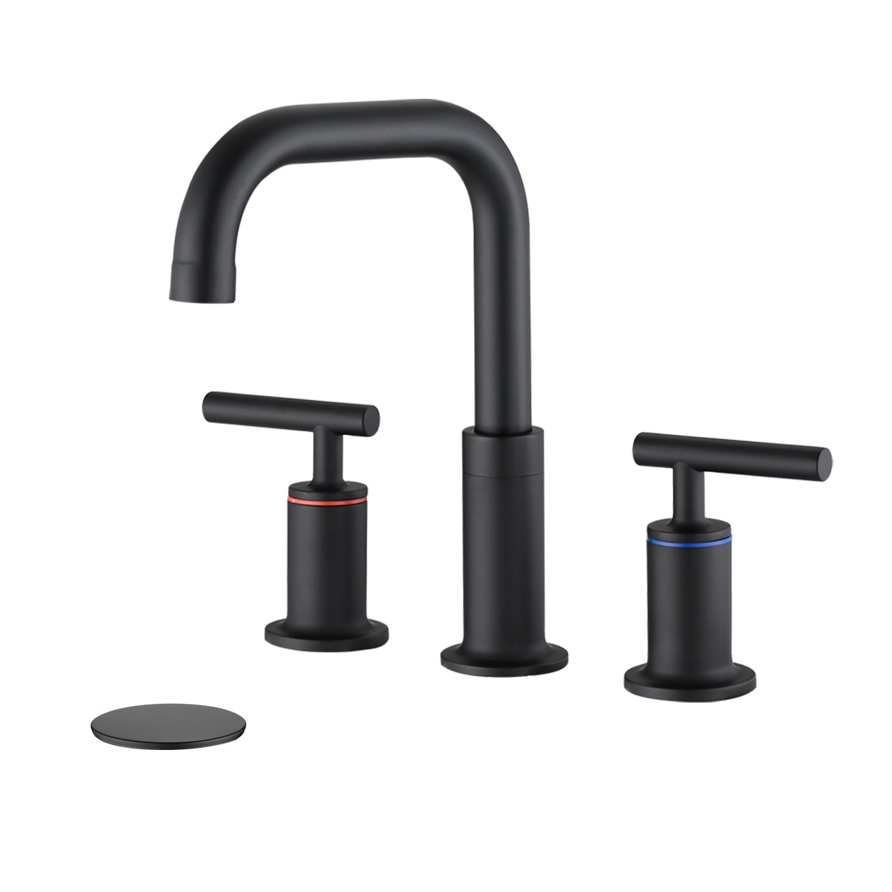 8 Inch Widespread Bathroom Sink Faucet With Pop-Up Drain