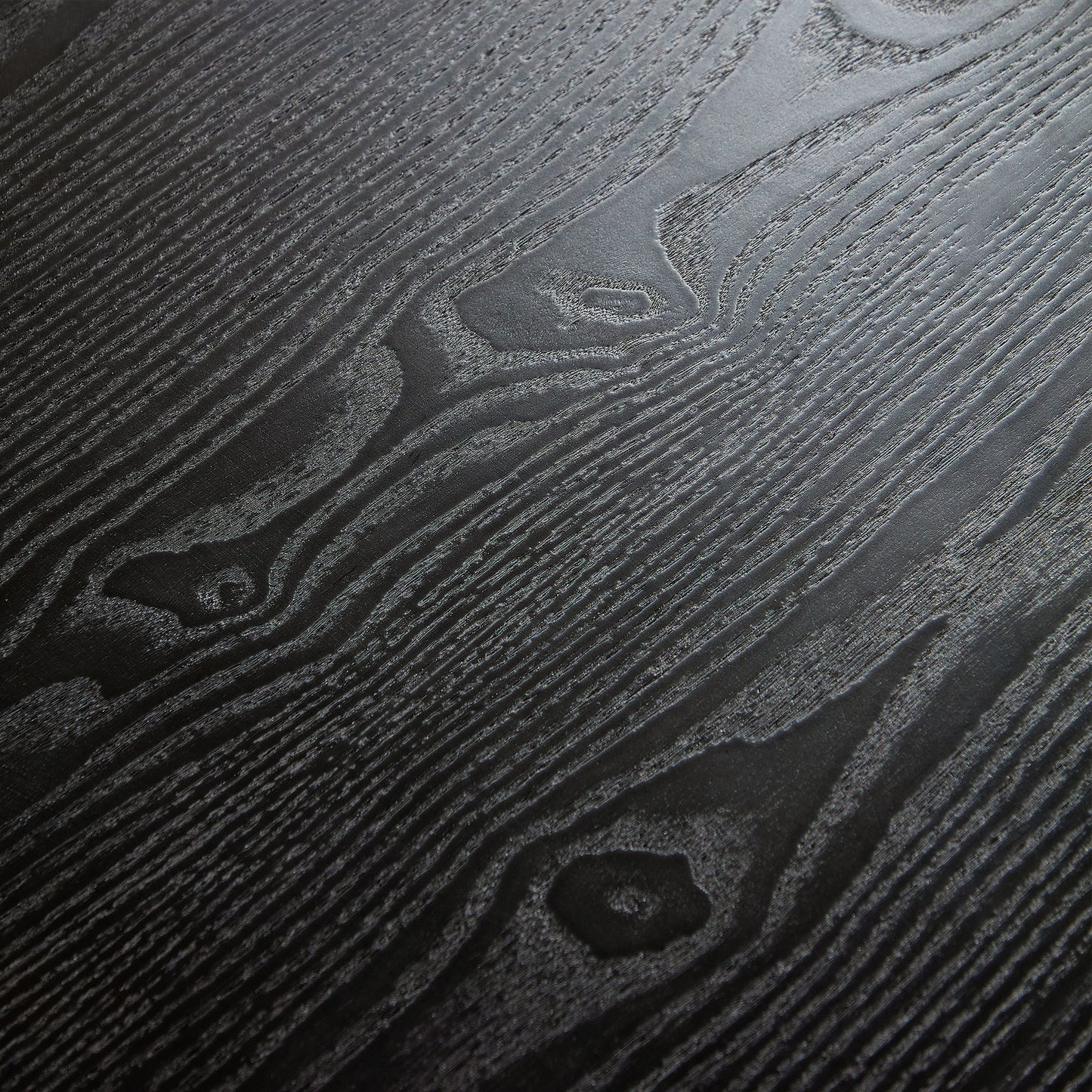 46.45 Inch MDF Dining Table For Dining Room Round Dinner Tables Mid-Century Modern Table BLACK