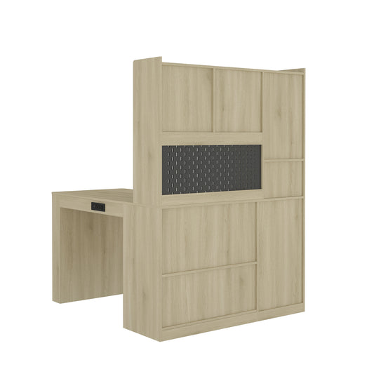 L Shaped Desk With Charger,Computer Desk With Drawers,Bookshelf,with LED Light,Modern Corner Desk,Home Office Desk,L-Shaped Study Table Writing Desk,Corner Gaming Computer Desk With Storage