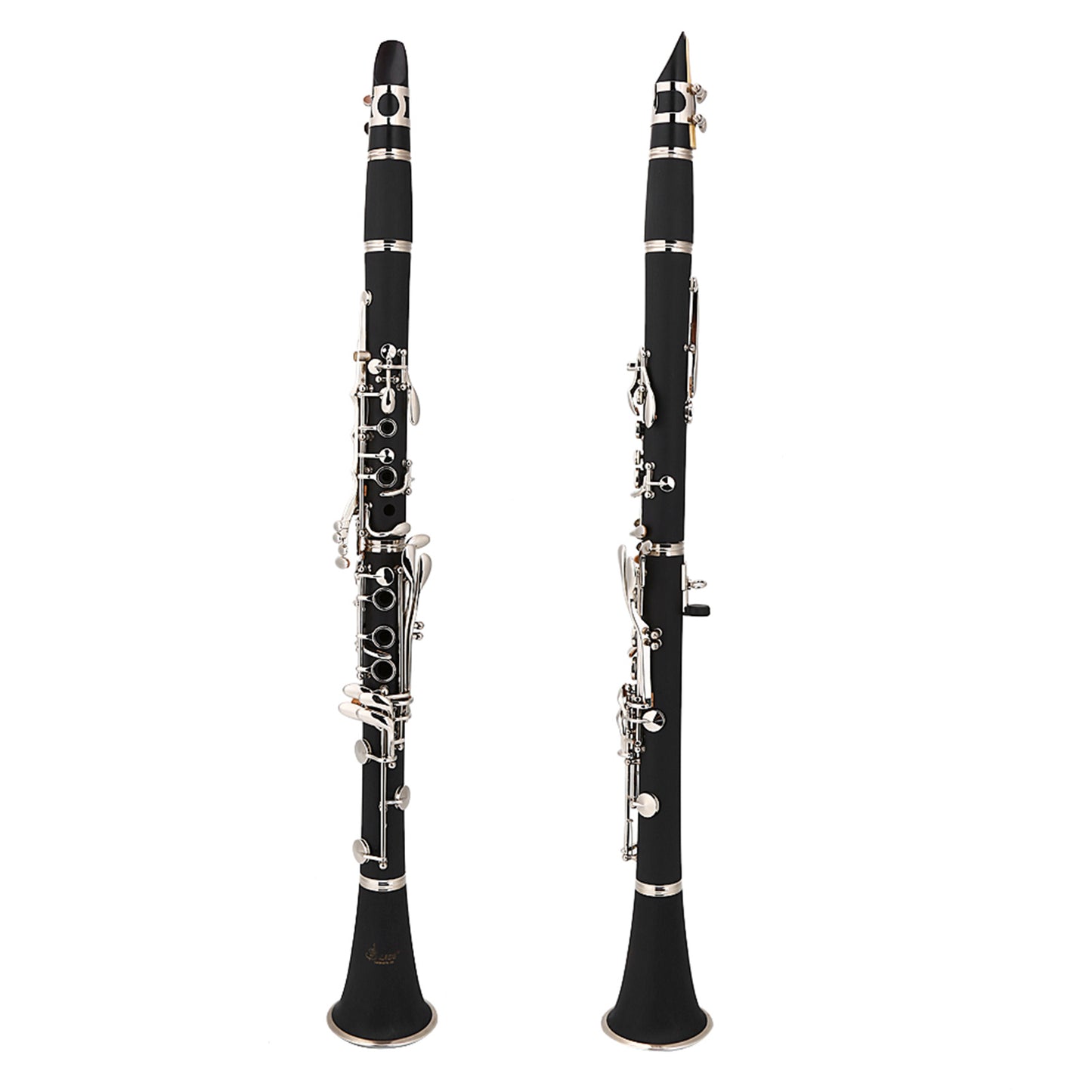 17 Key Descending B Tone Bakelite Clarinet With Reeds Cleaning Cloth Woodwind Instruments