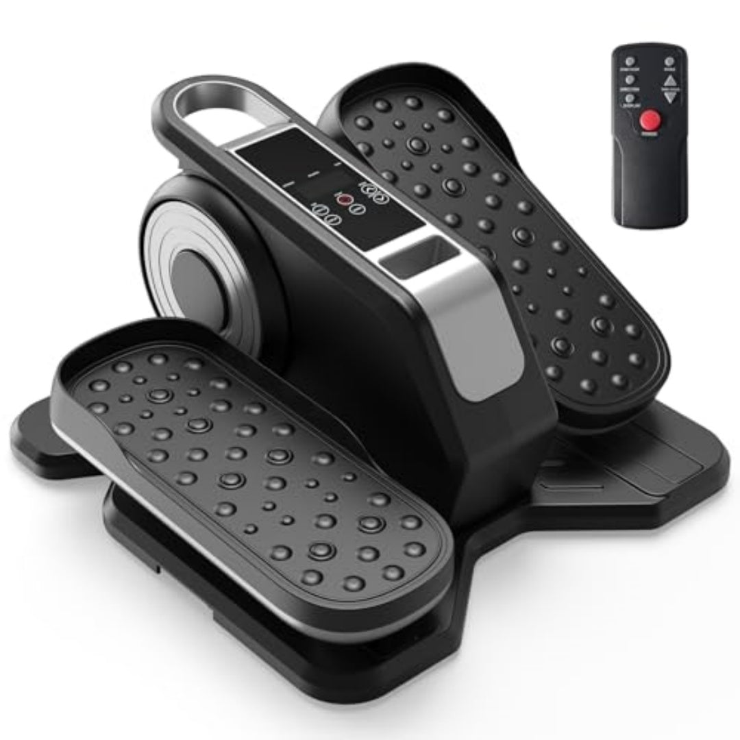 Compact Under-Desk Elliptical --Quiet Mini Pedal Exerciser With Adjustable Speed And LED Display