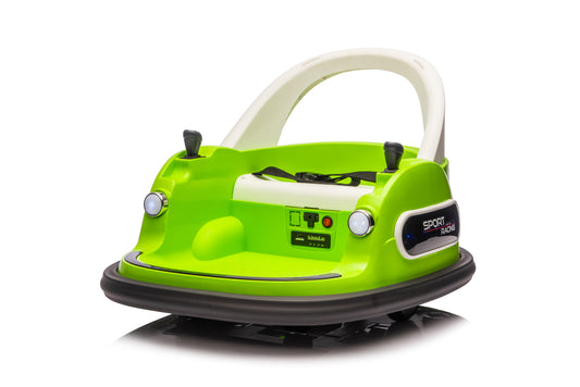 12V Ride On Bumper Car For Kids,electric Car For Kids,1.5-5 Years Old,W Remote Control, LED Lights, Bluetooth & 360 Degree Spin, Vehicle Body With Anti-collision Padding Five-point Safety Belt,2wd