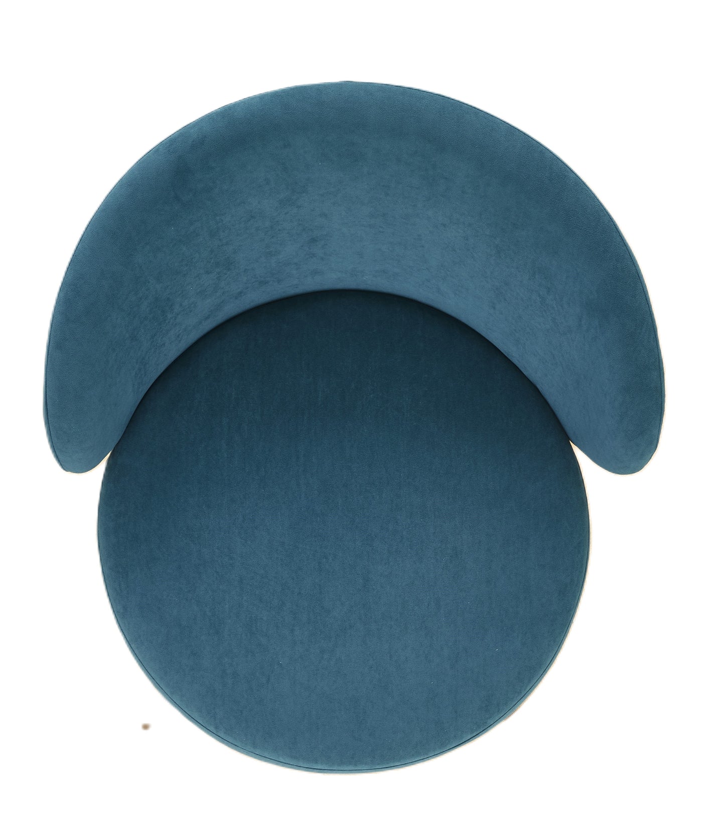 Round Velvet Accent Chair, Mid-Century Modern Upholstered Armchair With Metal Legs, Comfy Barrel Side Chair For Living Room Bedroom