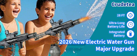 Tactical Modular Electric Water Gun Toy, Rechargeable, Summer Pool Party Water Fight Gift