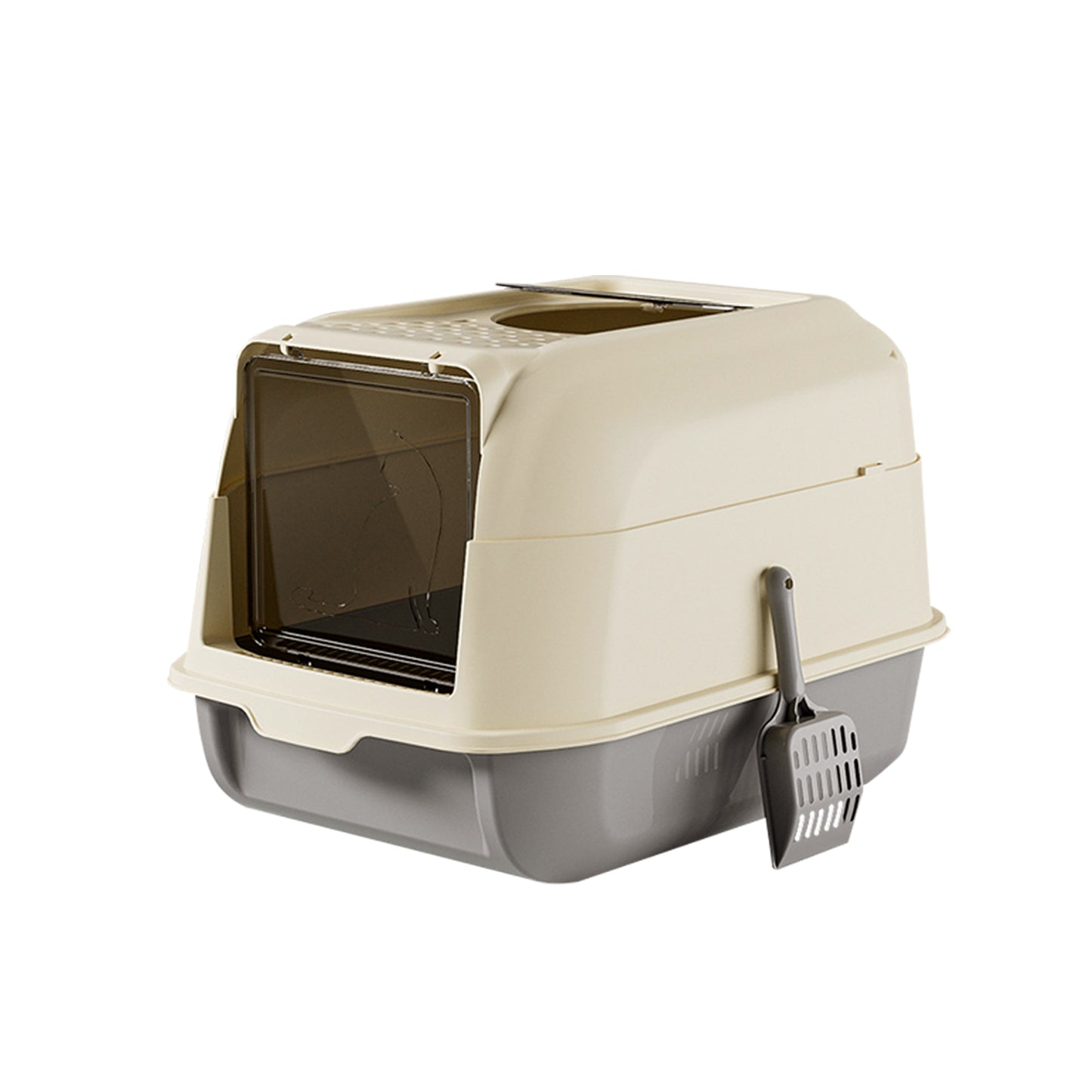 Only Self Pickup---Double-door Cat Litter Box