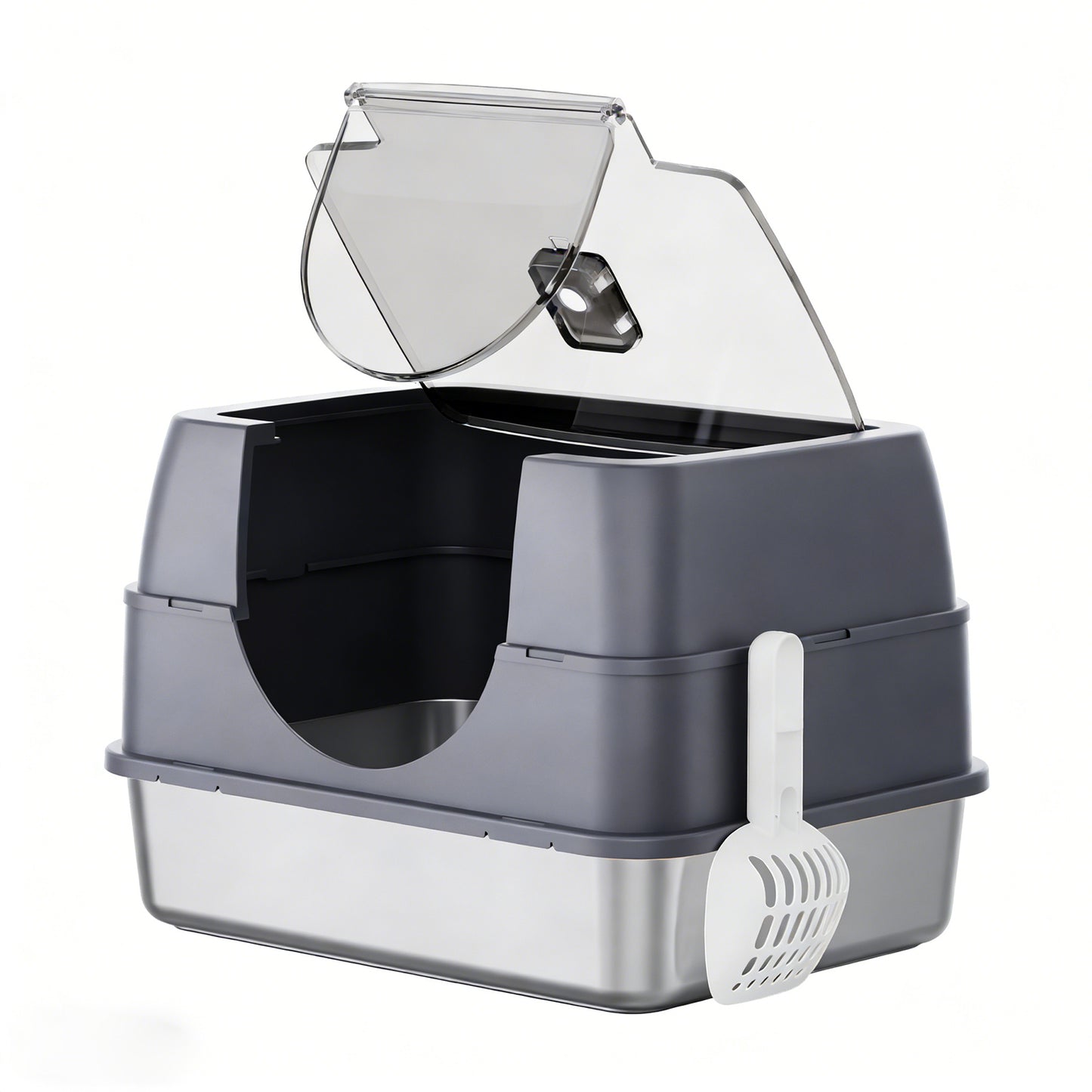 Only Self Pickup---Galaxy Stainless Steel Cat Litter Box
