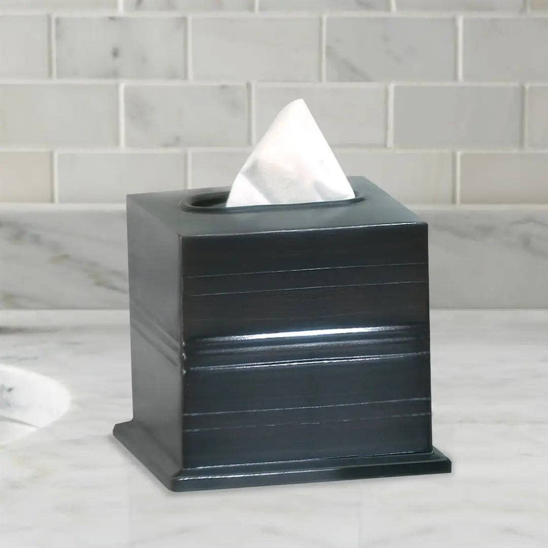 Tissue Box Stainless Steel Square Facial Tissue Box Holder  Oil Rubbed Bronze Finish