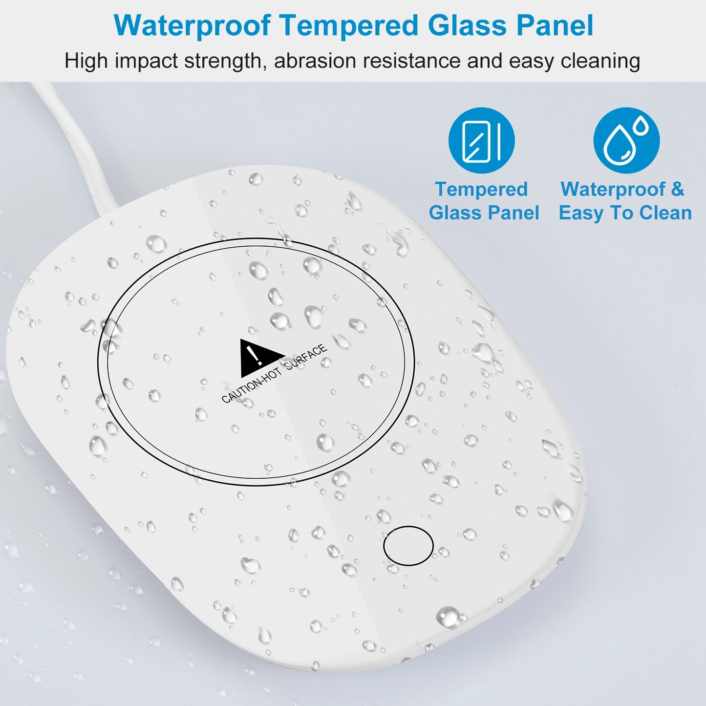 1Pc Coffee Mug Warmer Cup Warmer Auto Shut Off Coffee Tea Milk Electric Heater Pad Office Home Desk Electric Beverage Warmer Mat