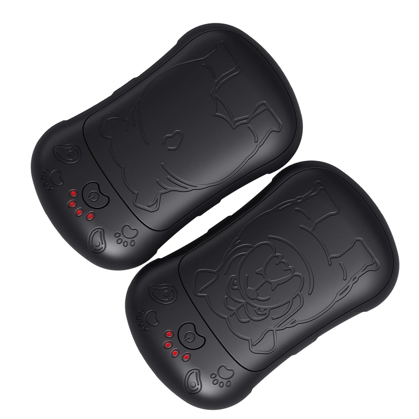 1 Pair USB Rechargeable Hand Warmers Long Lasting Safe Heating Cartoon Electric Portable Heater For Outdoors Camping