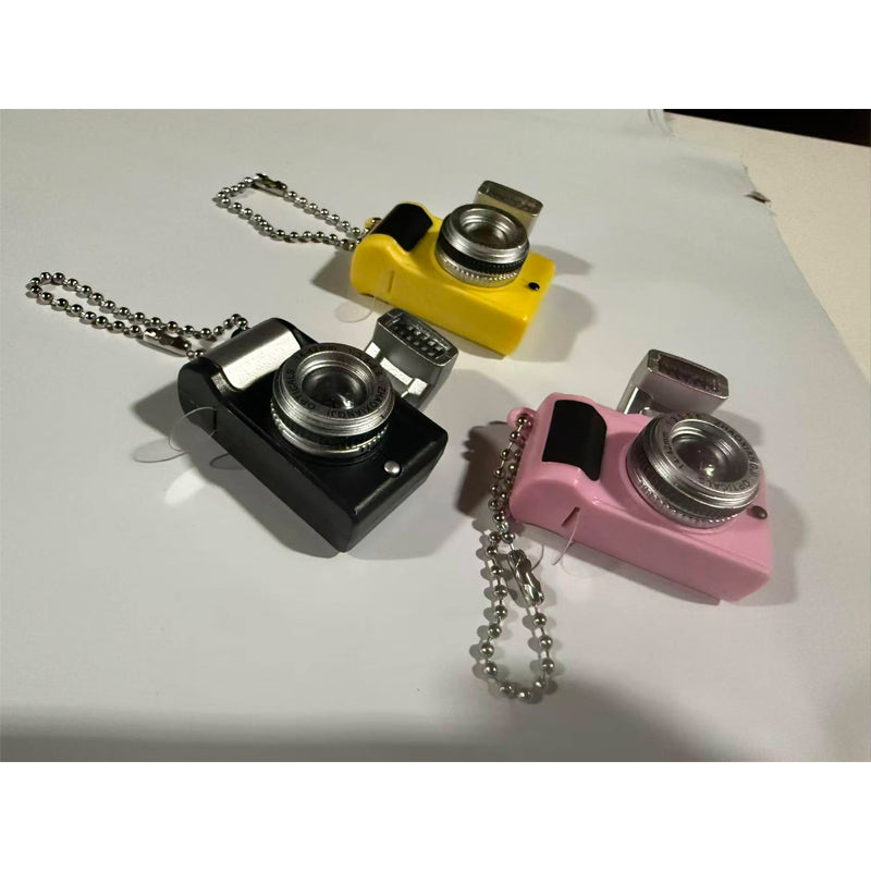 3PCS Mini Camera For Doll For Creative Camera Led Keychains With Sound LED Flashlight For Key Chain
