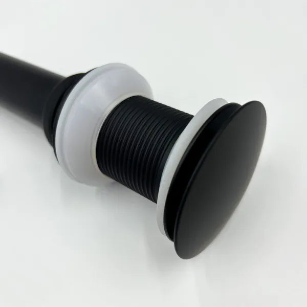 Bathroom Sink Drain Without Overflow, Vessel Sink Lavatory Vanity Pop-Up Drain Stopper, 304 Stainless Steel