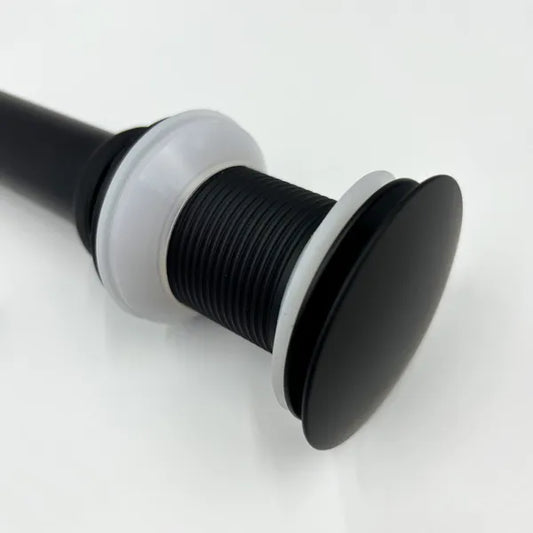 Bathroom Sink Drain Without Overflow, Vessel Sink Lavatory Vanity Pop-Up Drain Stopper, 304 Stainless Steel