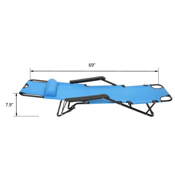 RHC-202 Portable Foldable Dual-Function Extended-Leg Chair