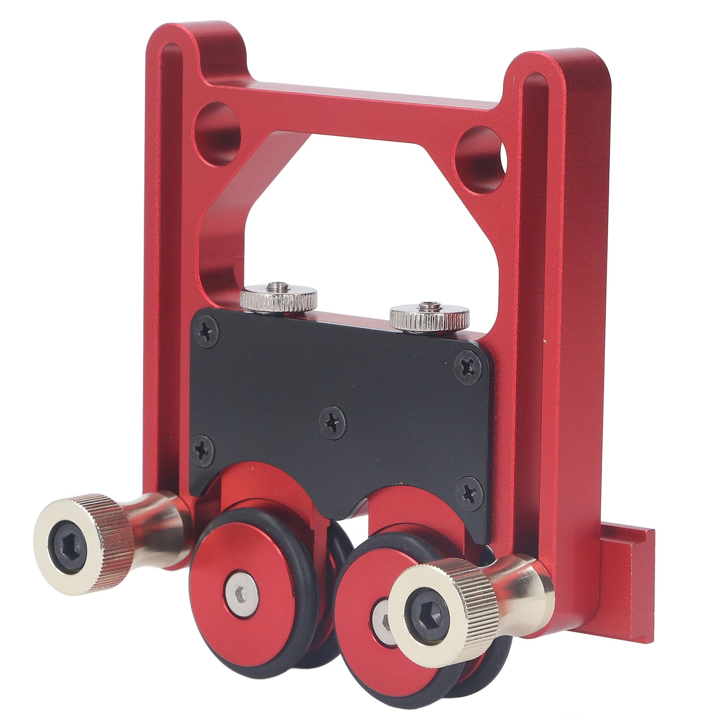 Table Saw Stock Roller Woodworking Double Wheel Sliding Feeding Guide Roller Feather Board Auxiliary Tool