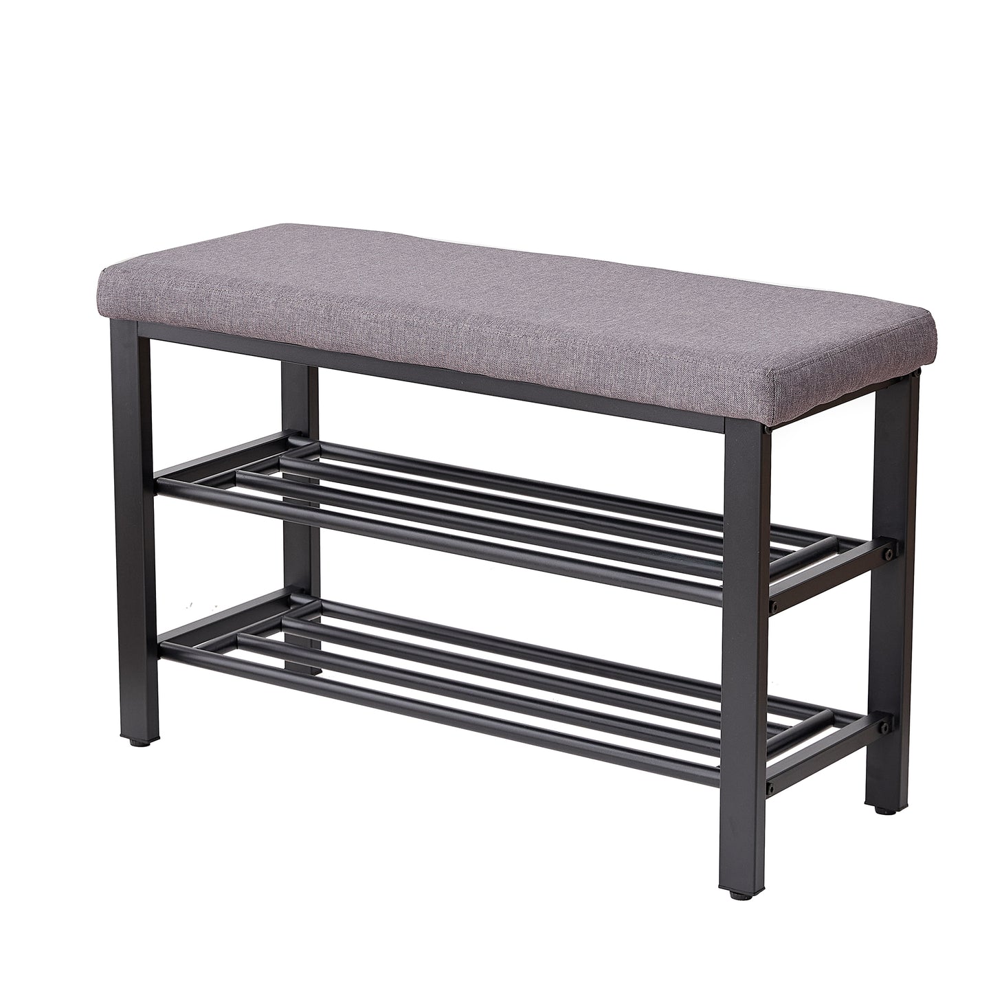 Shoe Bench, Storage Bench, Entryway Bench With Cushion, Shoe Shelf With Seat, Space-Saving, Modern Style, For Living Room, Bedroom, Hallway